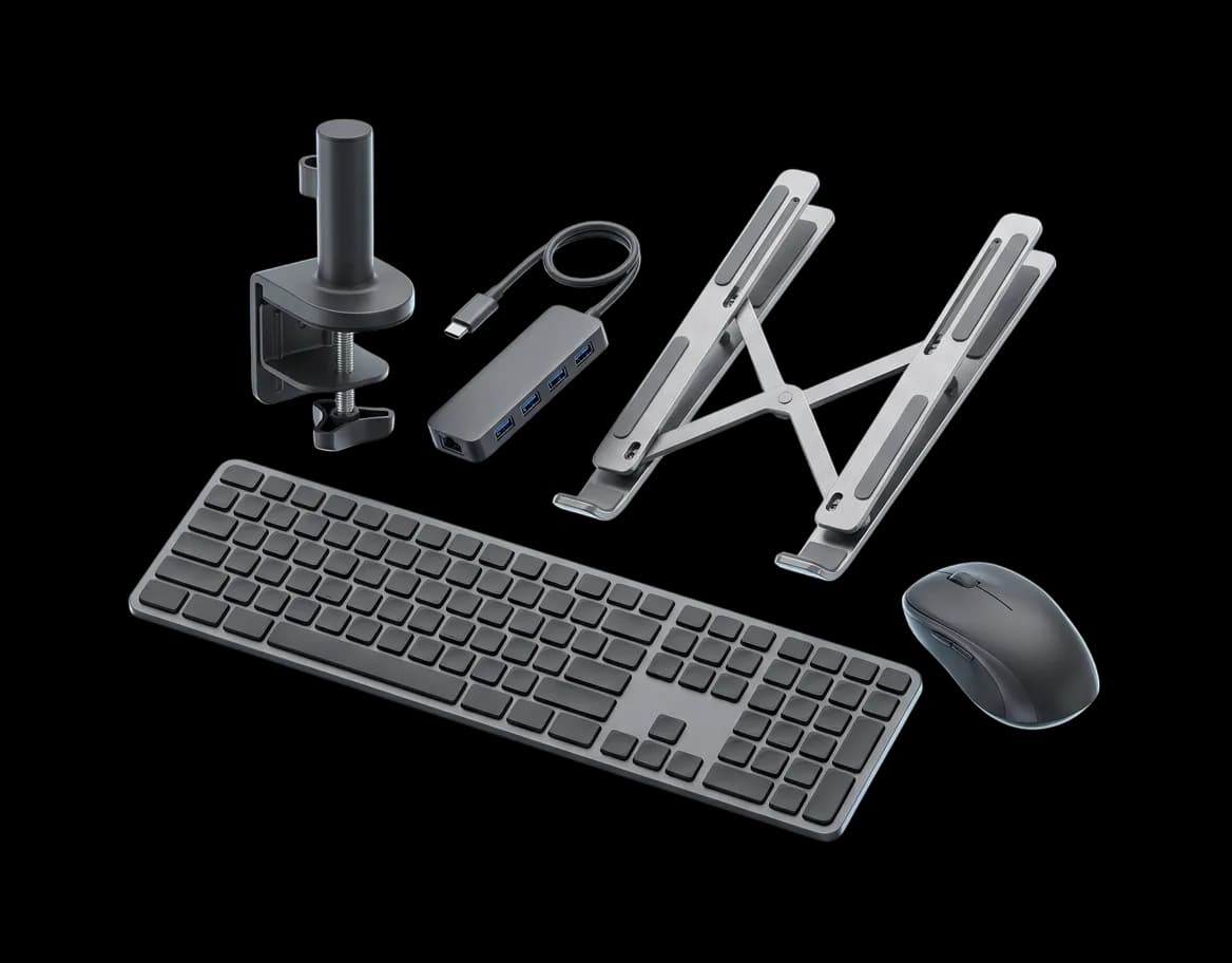 Accessories to complete your desk setup