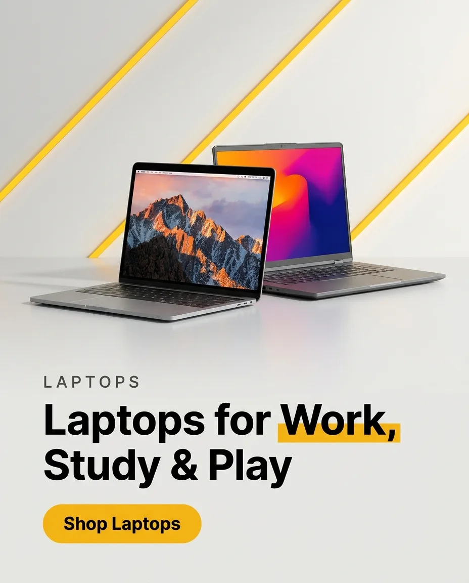 Business and gaming laptops