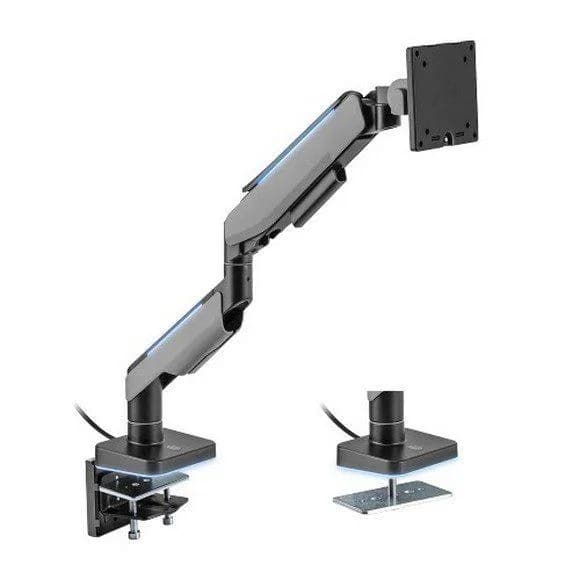 MXG HMA-12R Heavy Duty RGB Gaming Monitor Arm – Adjustable Mount